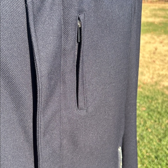 Zara Men's Navy Over Coat - Picture 6 of 15